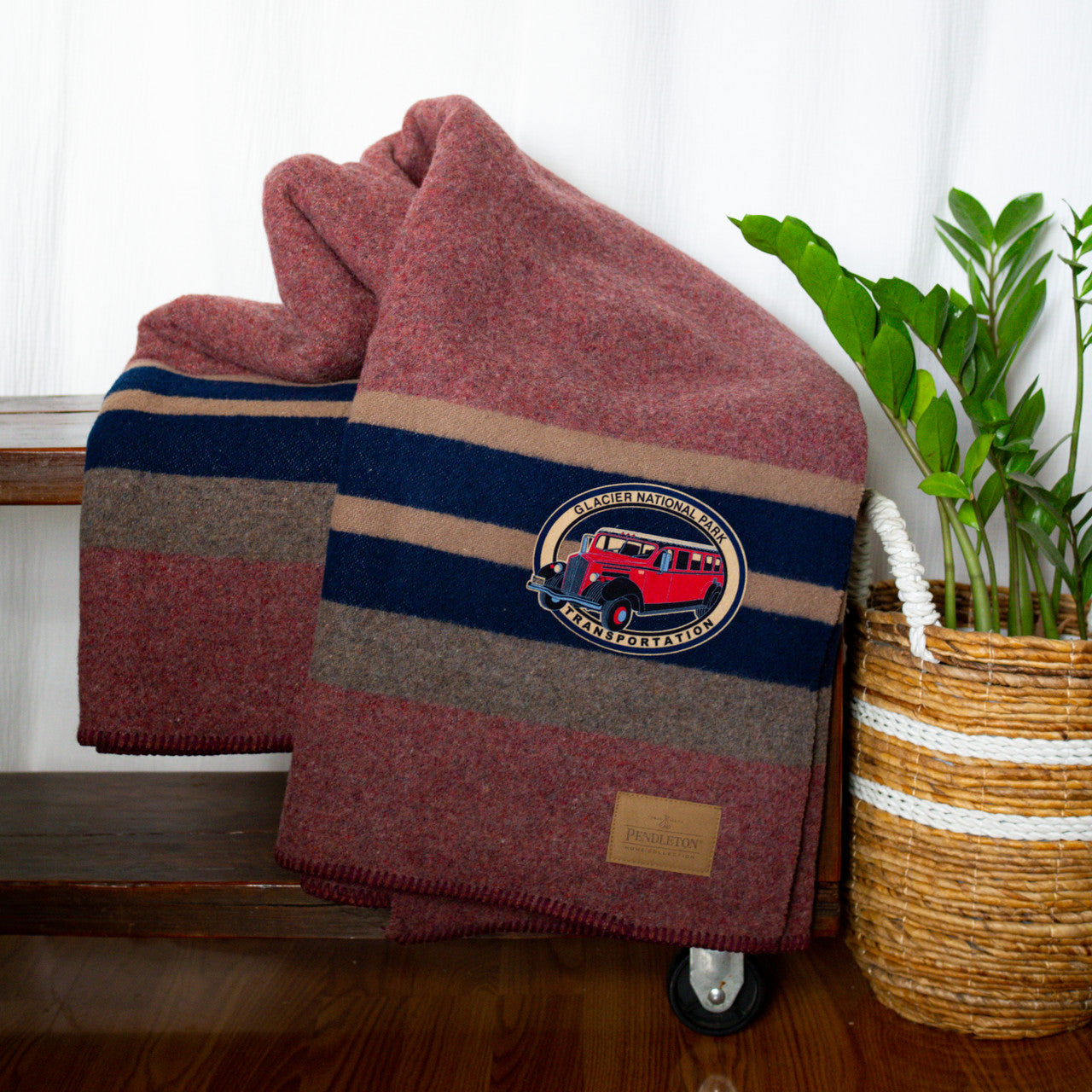 Pendleton Red Bus Blanket