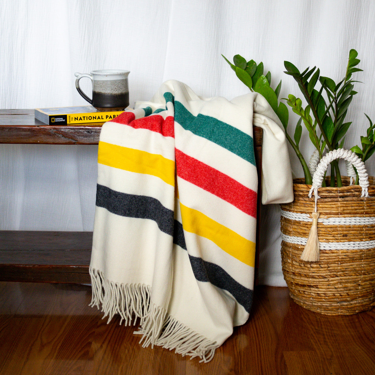 Pendleton 5th Ave Glacier Merino Throw Blanket