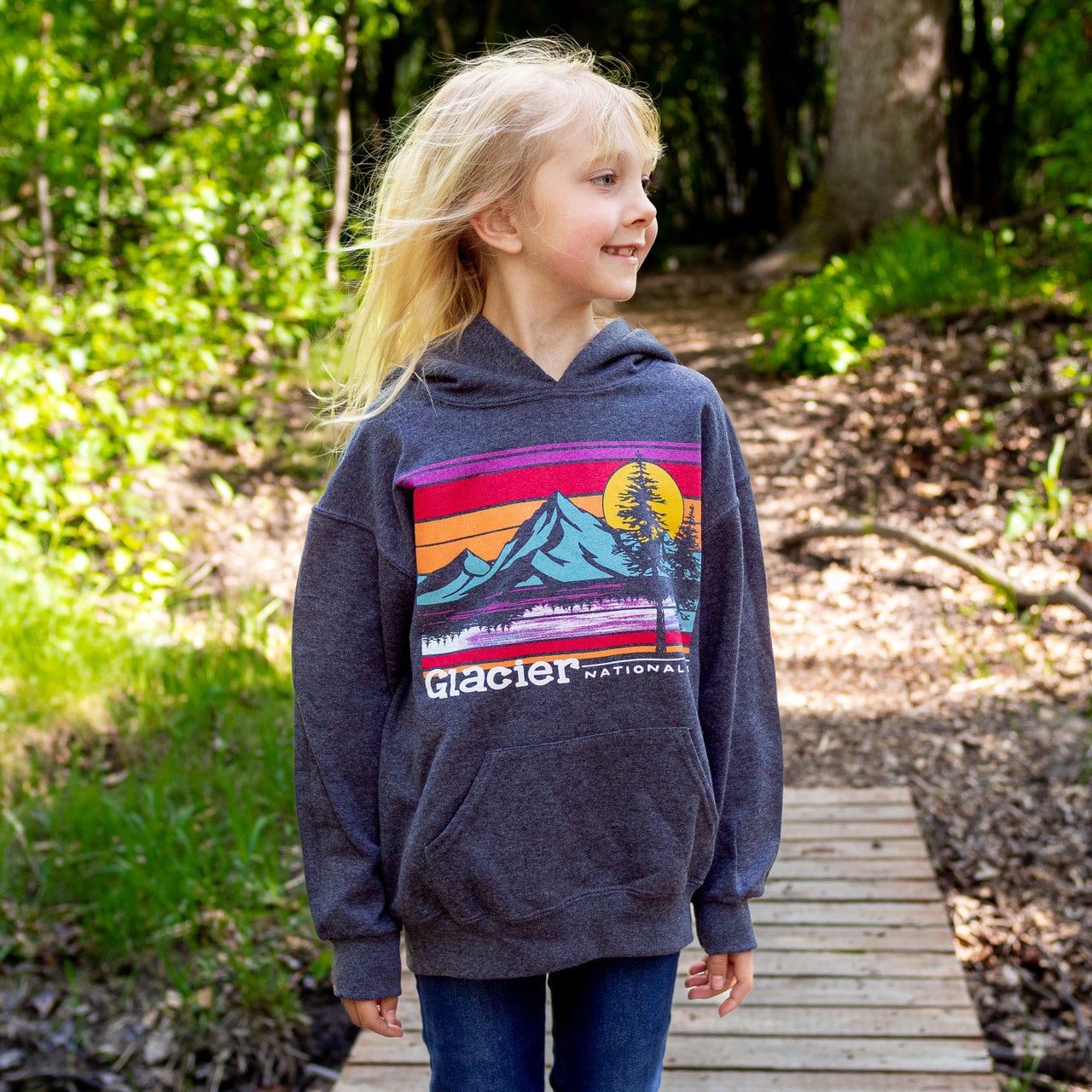 Sunset Mountains Hoodie (youth)