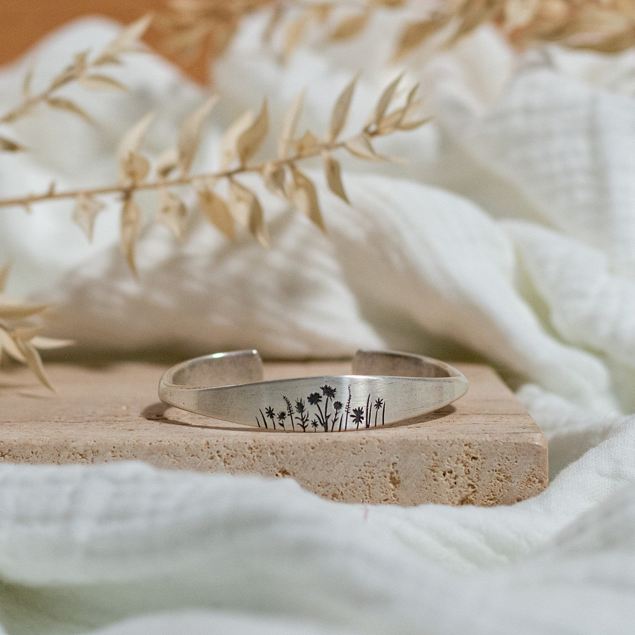 Wildflower Cuff - Silver