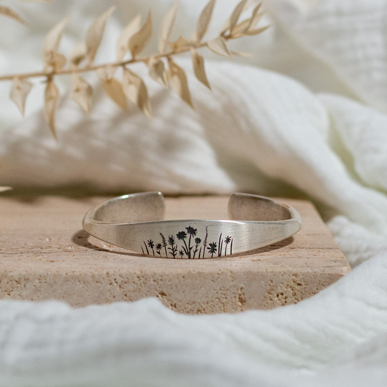 Wildflower Cuff - Silver