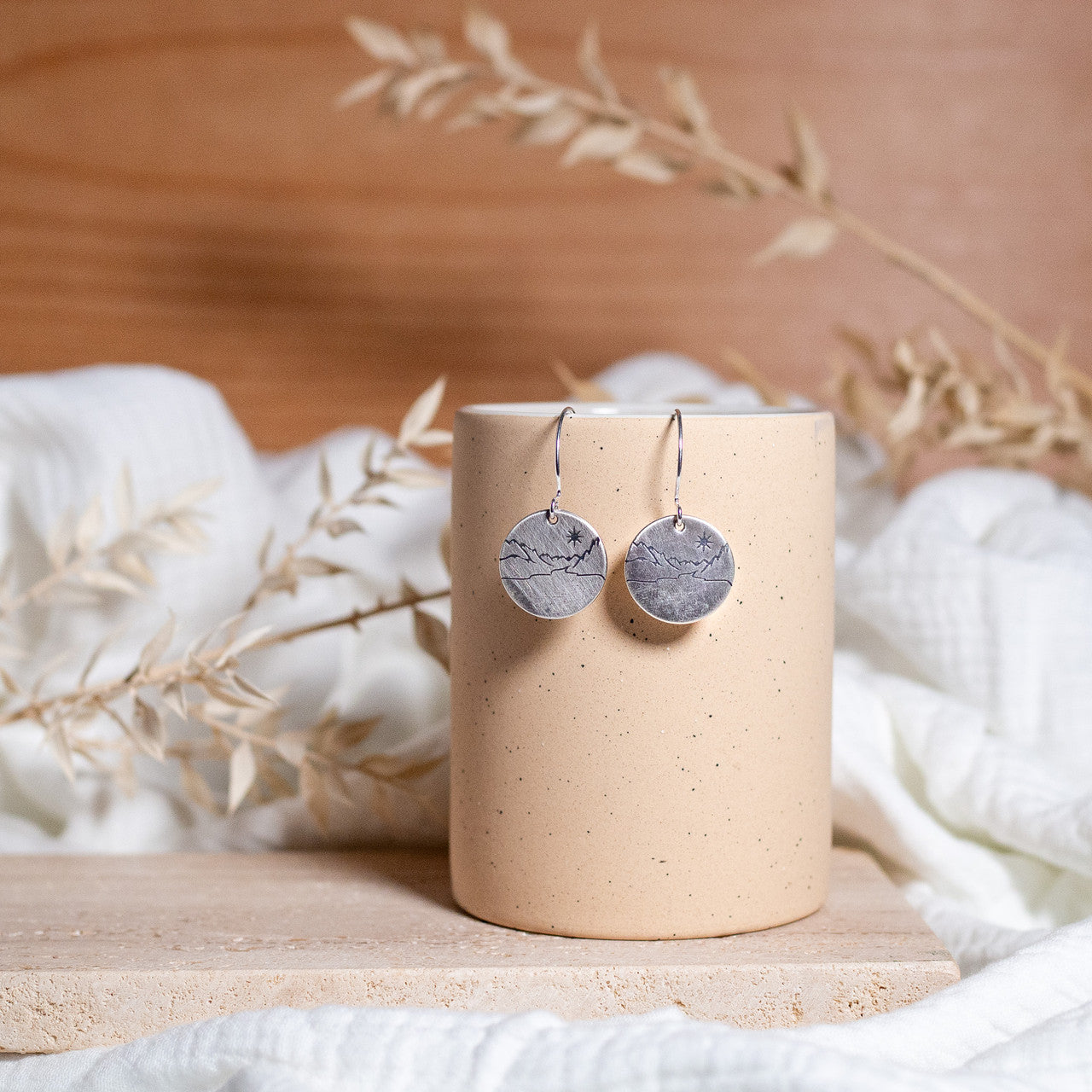 St Mary Earrings - Silver