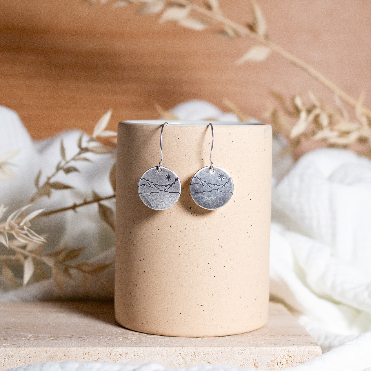 St Mary Earrings - Silver