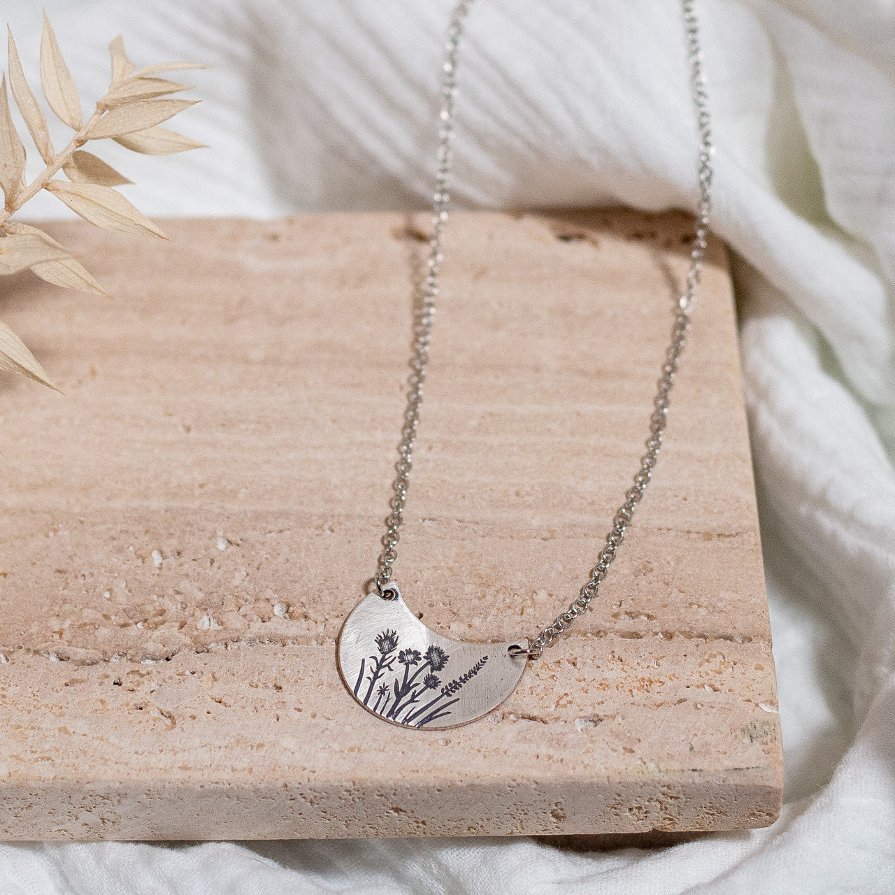 Wildflower Necklace - Silver