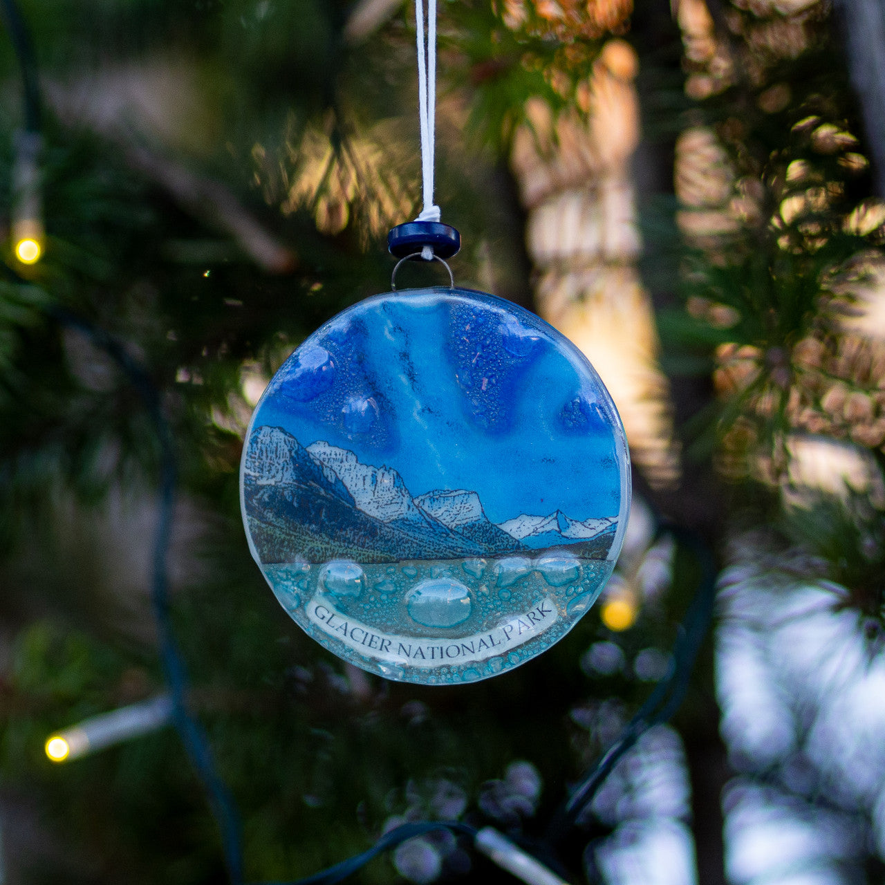 St Mary Glass Ornament