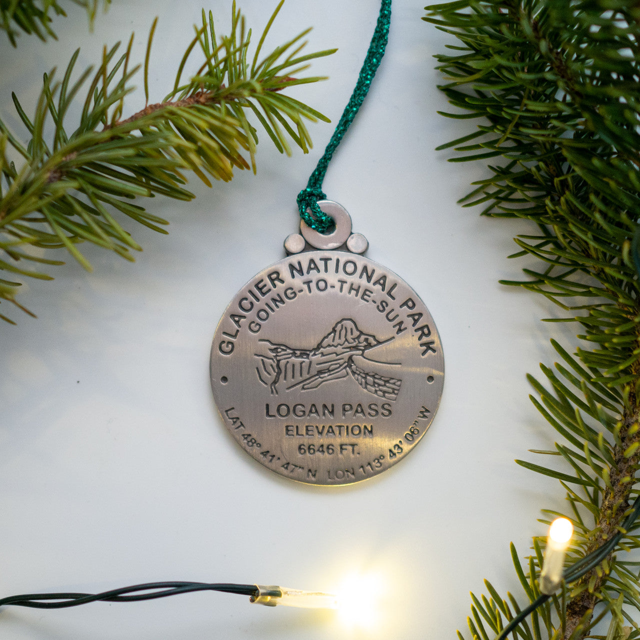 Logan Pass Benchmark Ornament
