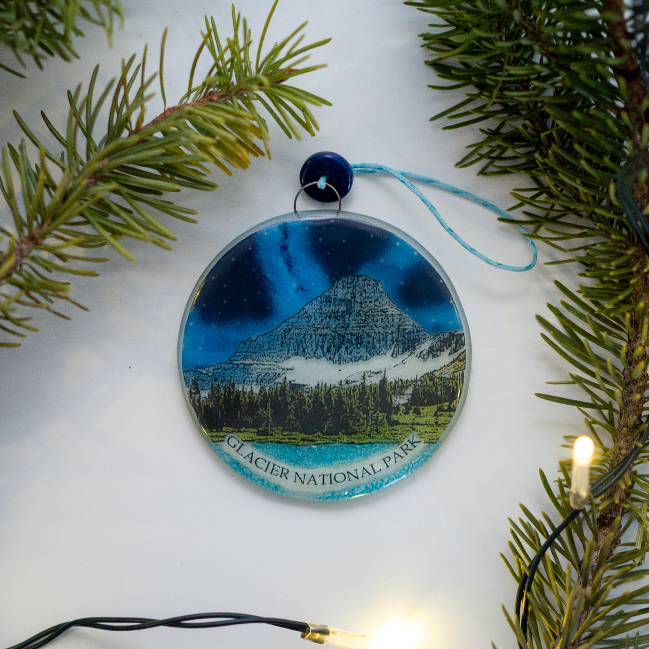 Mt Reynolds Glass Ornament