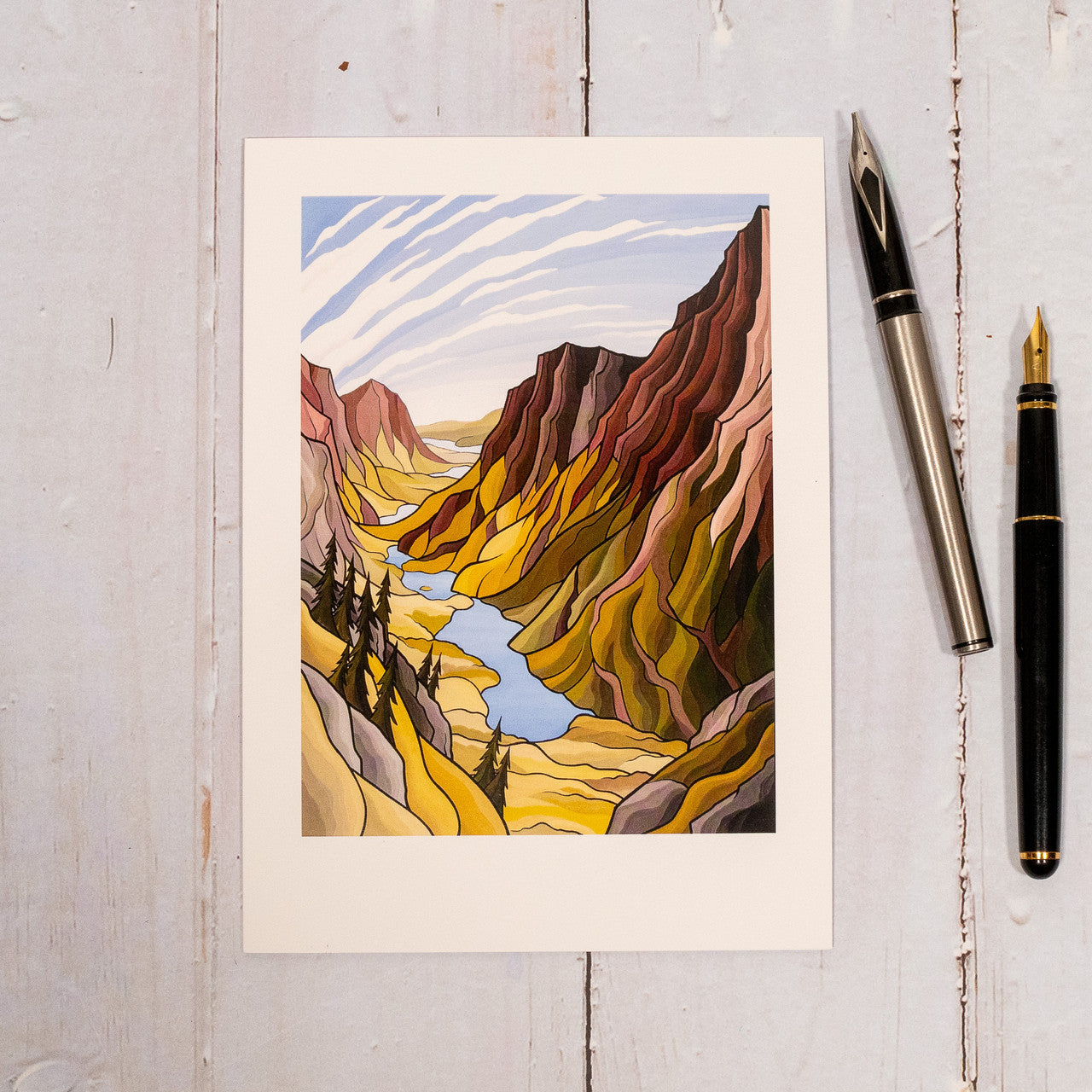 Chain of Lakes Notecard