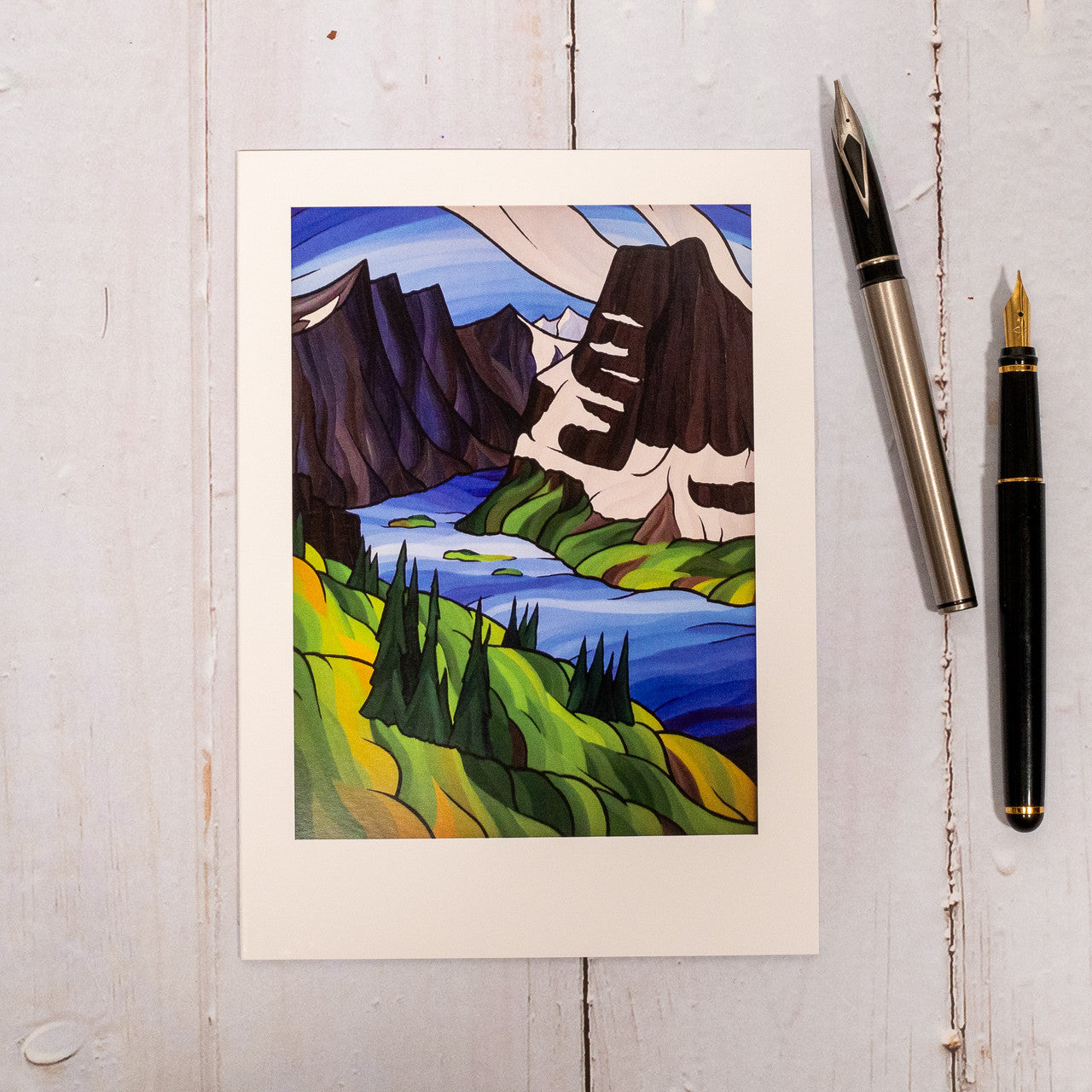 Hidden Lake Notecard
