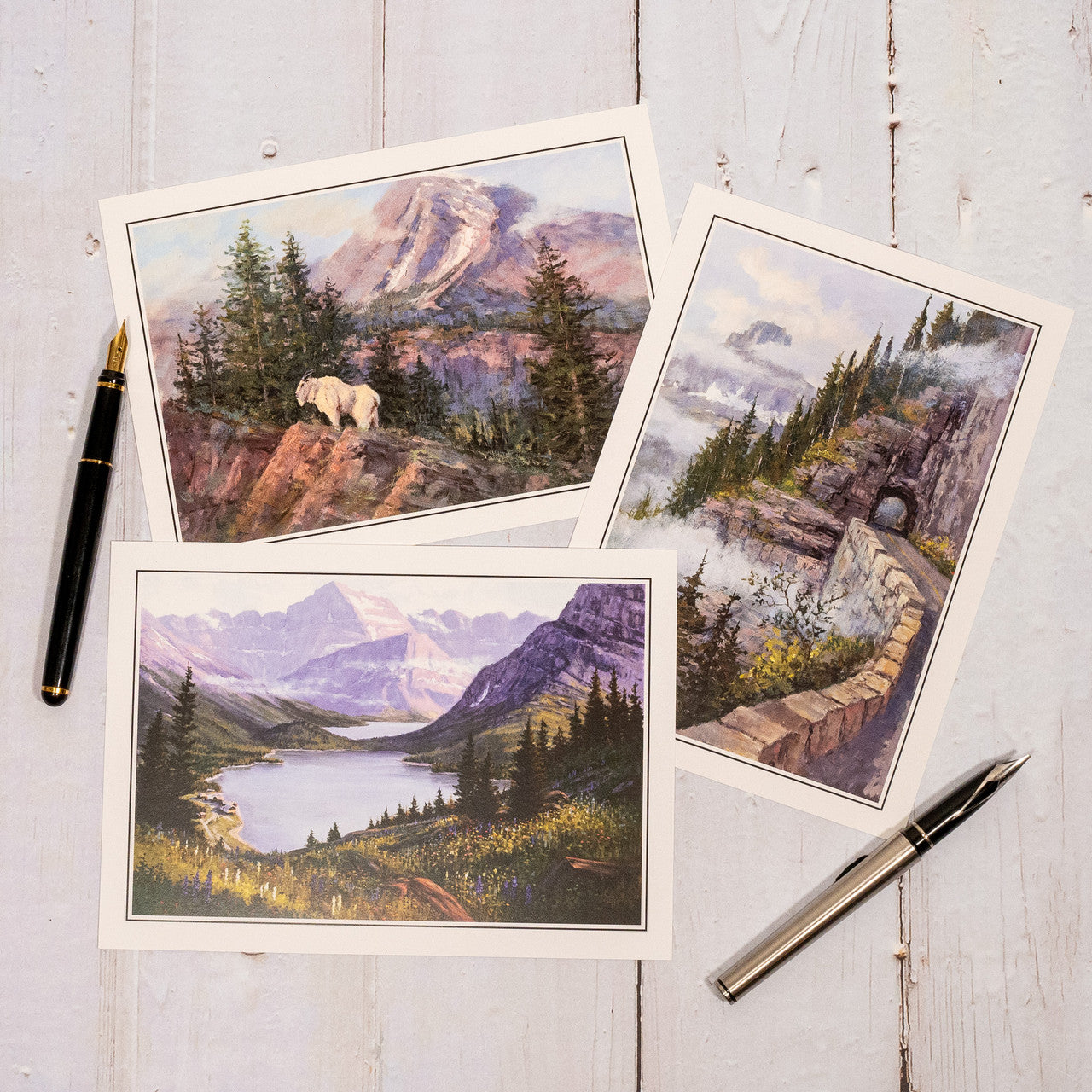 East Tunnel Fine Art Postcard Set of 3