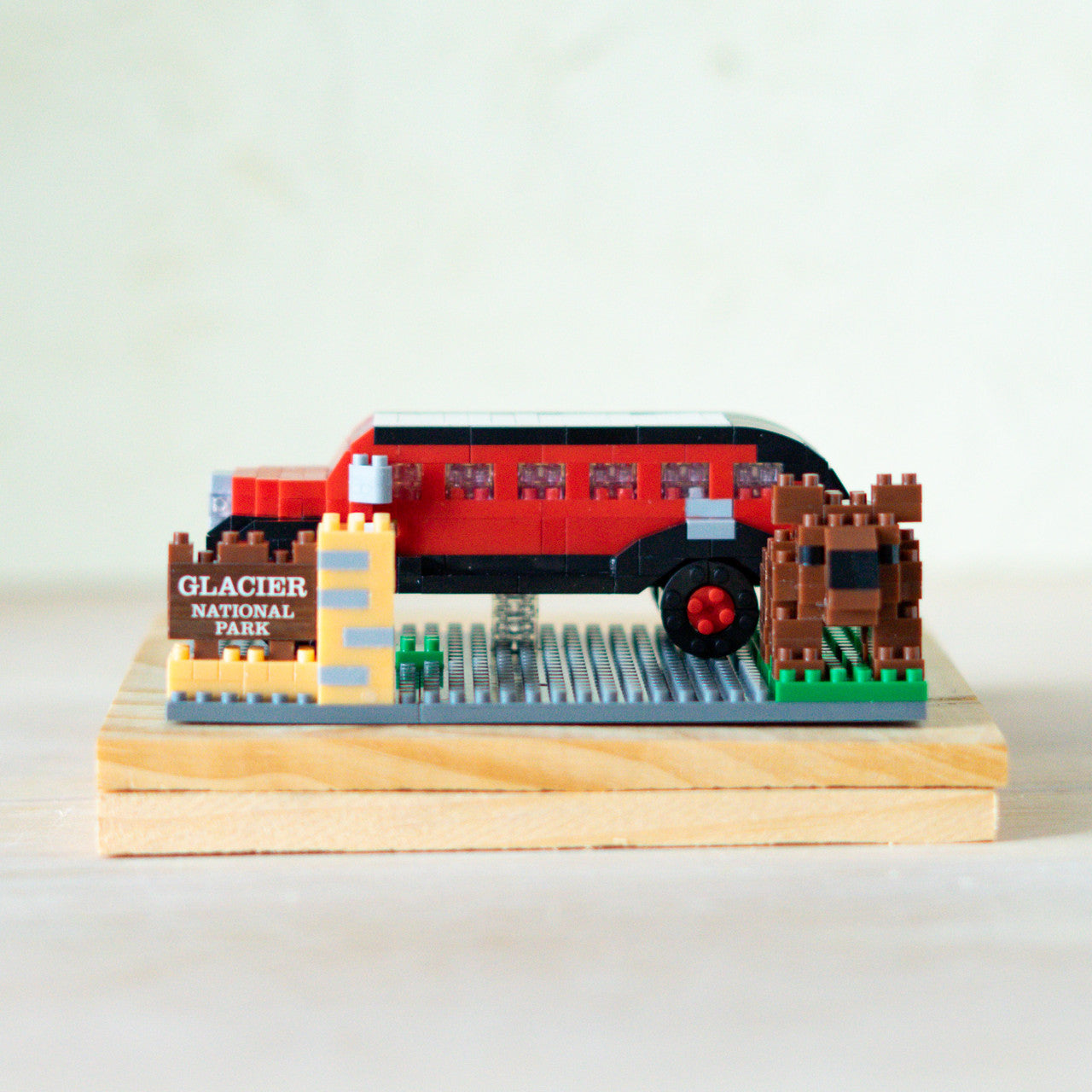 Red Bus Mini Building Blocks