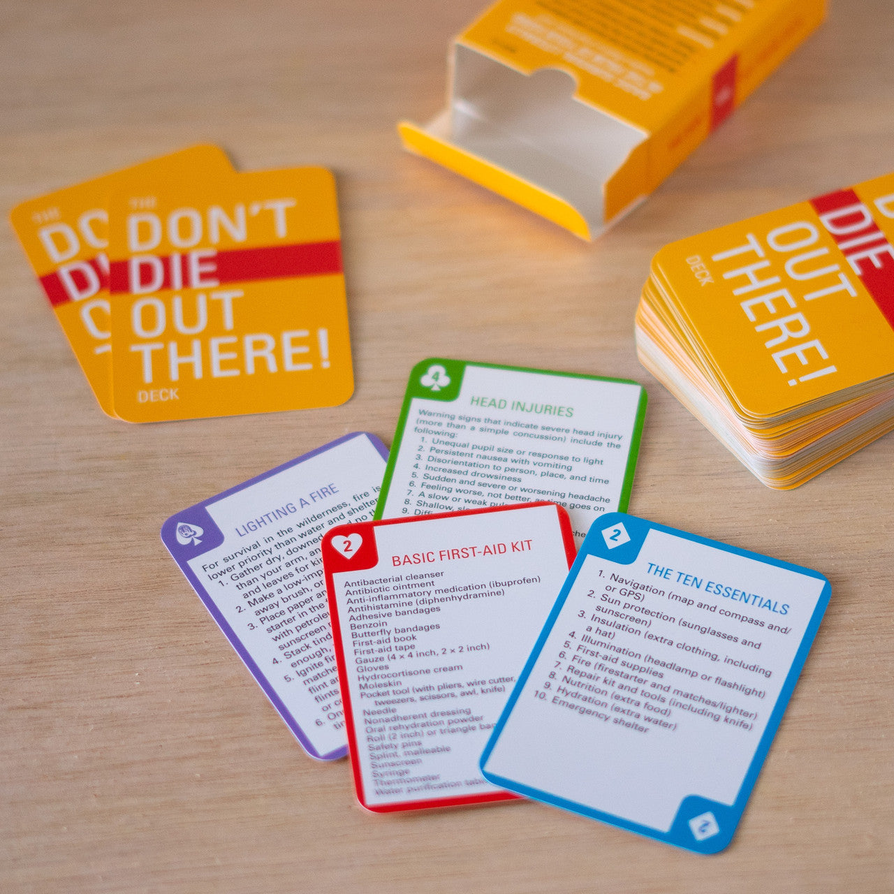 Don't Die Out There! Playing Cards