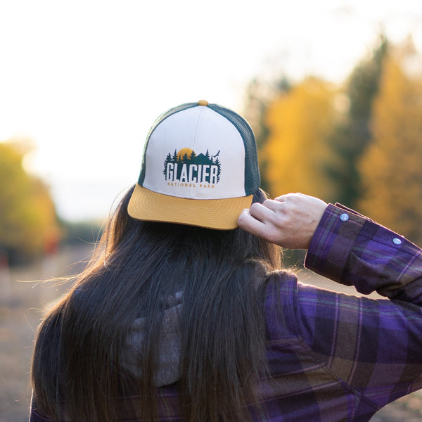 Gold Brim Trucker Hat