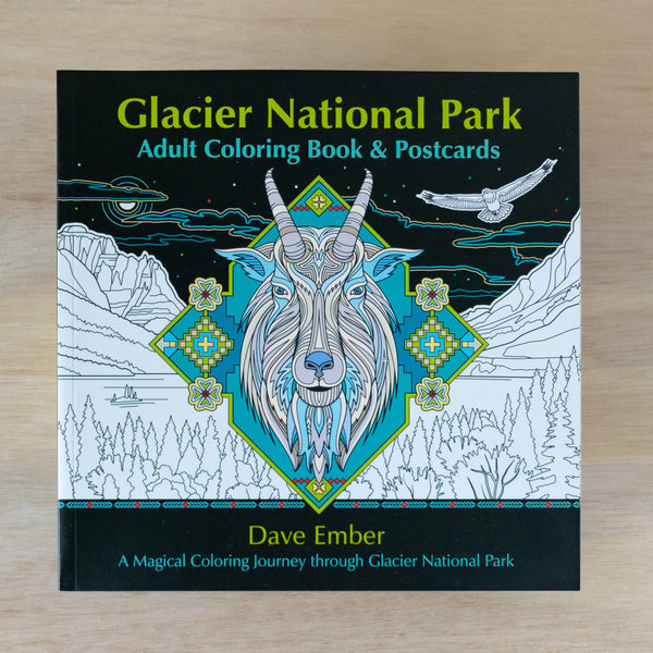 Glacier Park Coloring Book