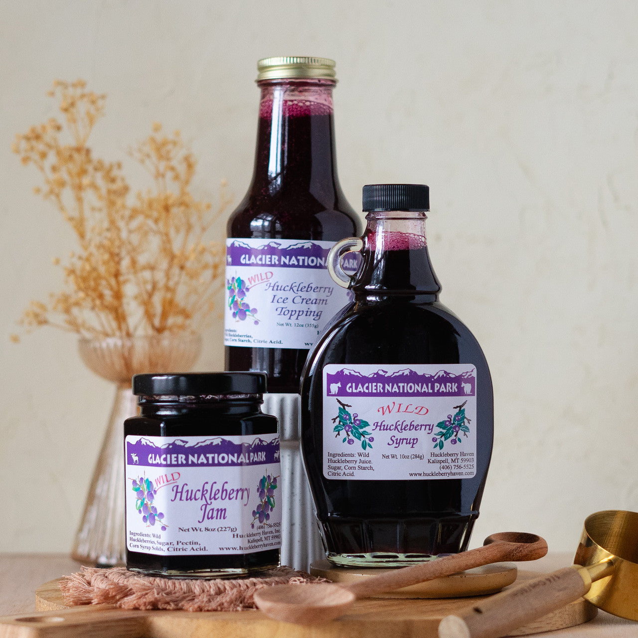 Huckleberry Topping Set