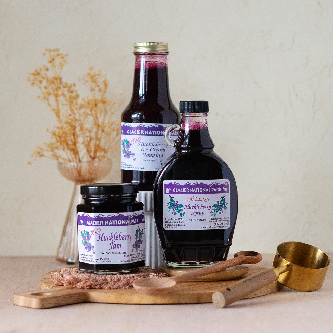 Huckleberry Topping Set