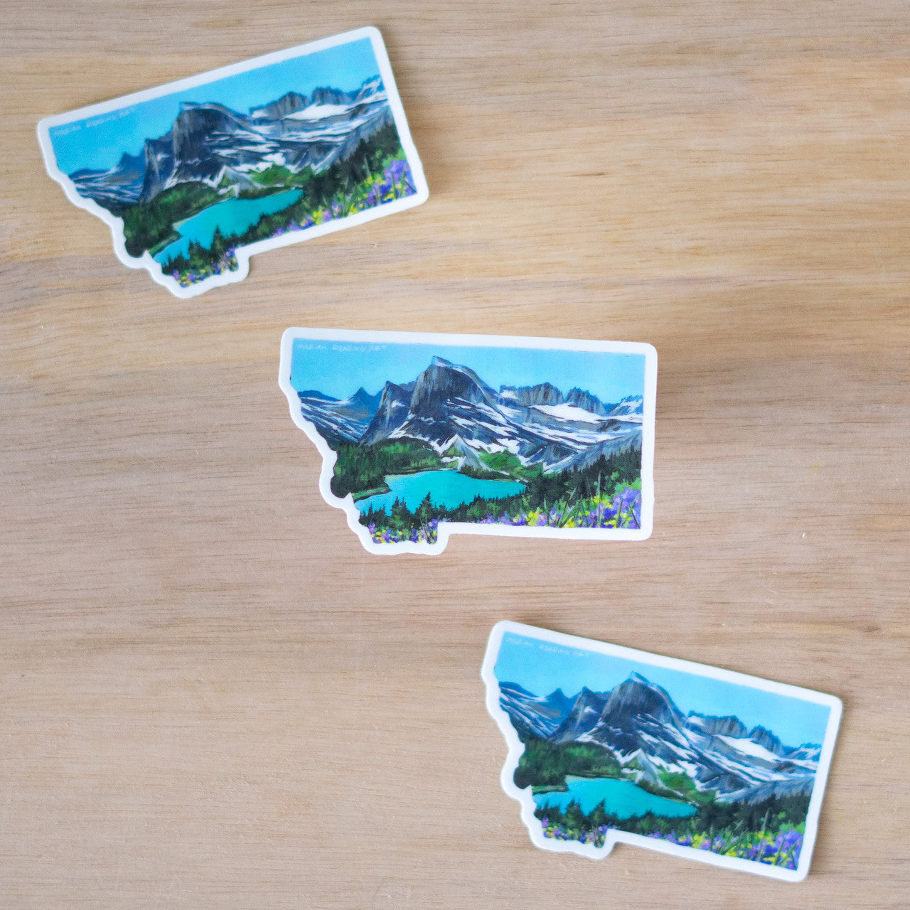 Grinnell Montana Shape Sticker
