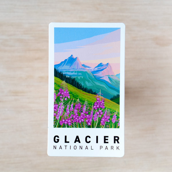 Fireweed at Big Bend Sticker