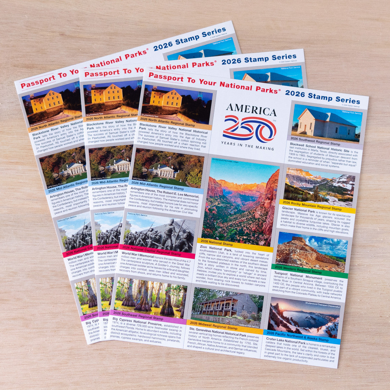 記念グッズ DeNA Baystars Memorial Stamp Collection 2026 Passport Stamp Set – Glacier National Park Conservancy