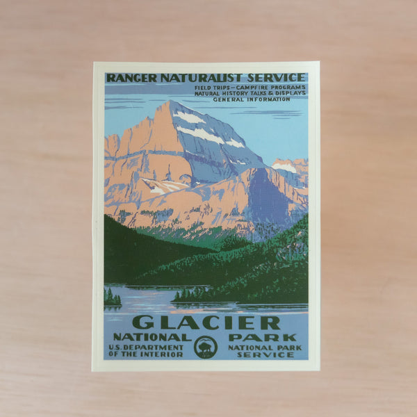 WPA Historical Glacier National Park Sticker