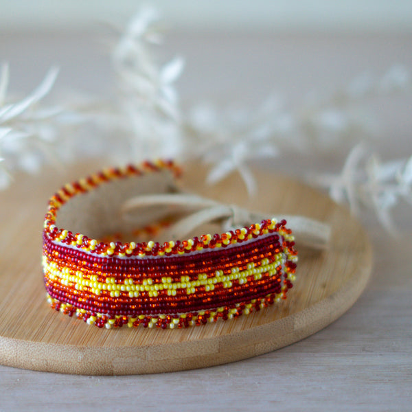 Beaded Wrap Cuff