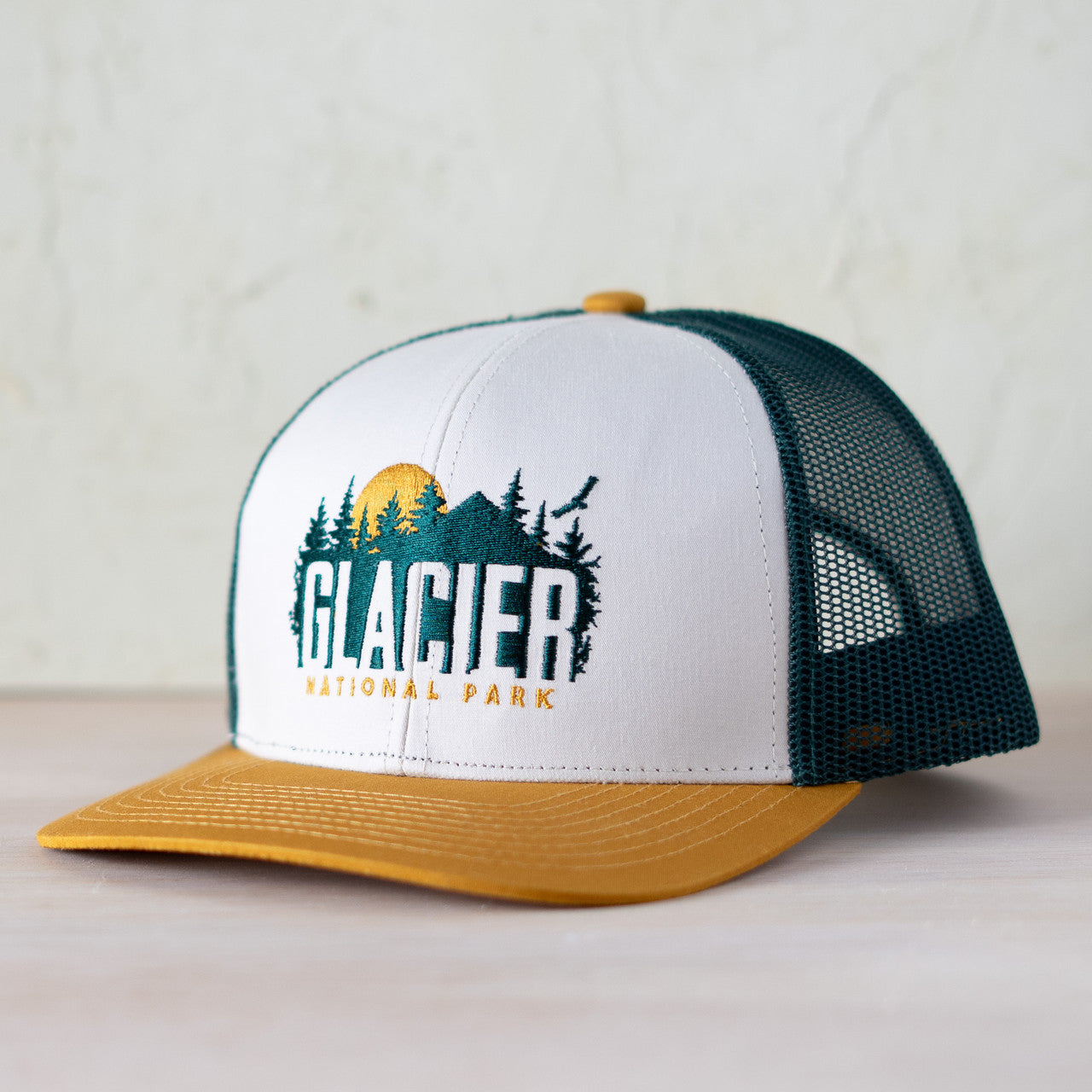 Gold Brim Trucker Hat