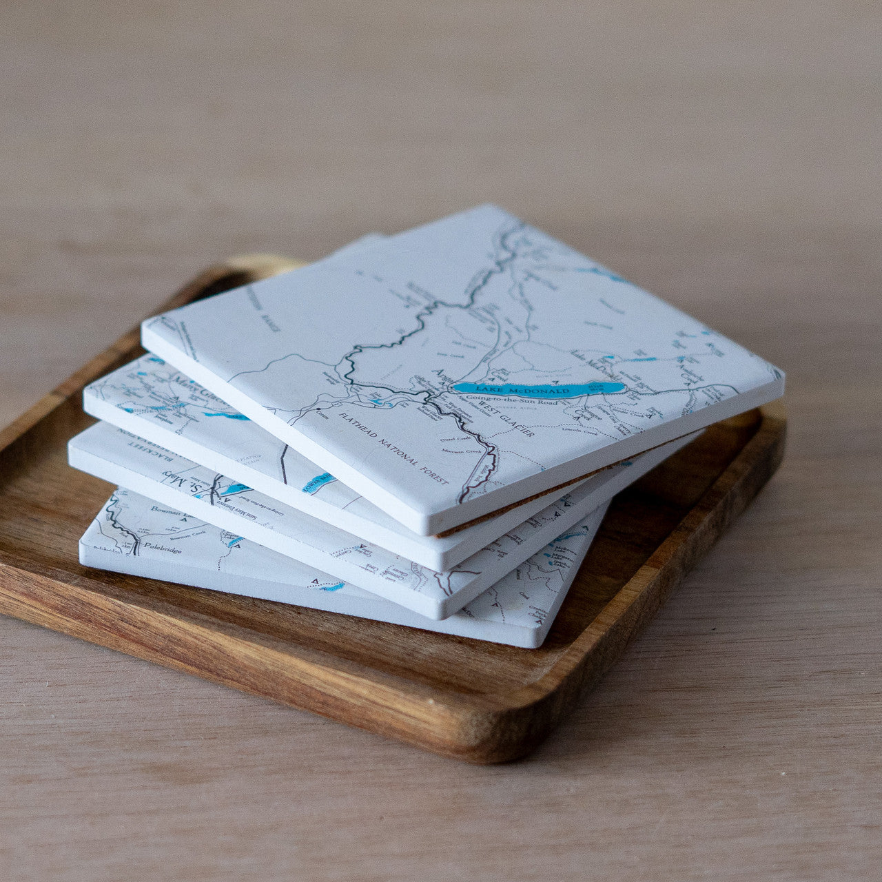 Glacier 4 Piece Coaster Set