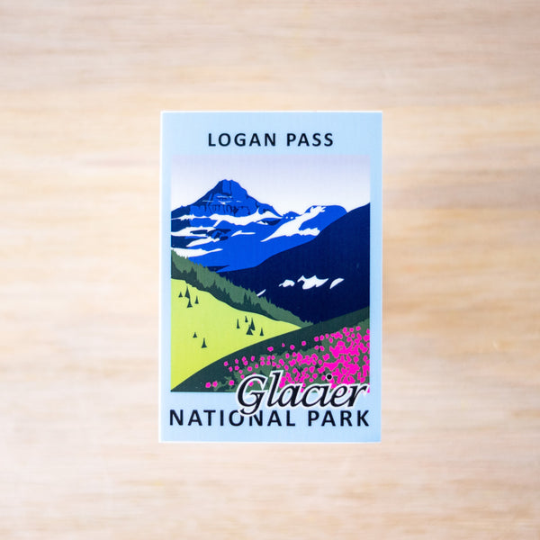 Logan Pass Sticker