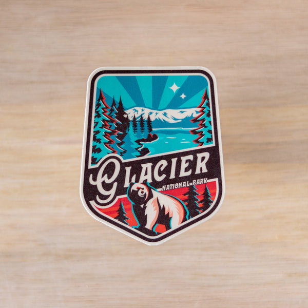 Bear at Lake Sticker