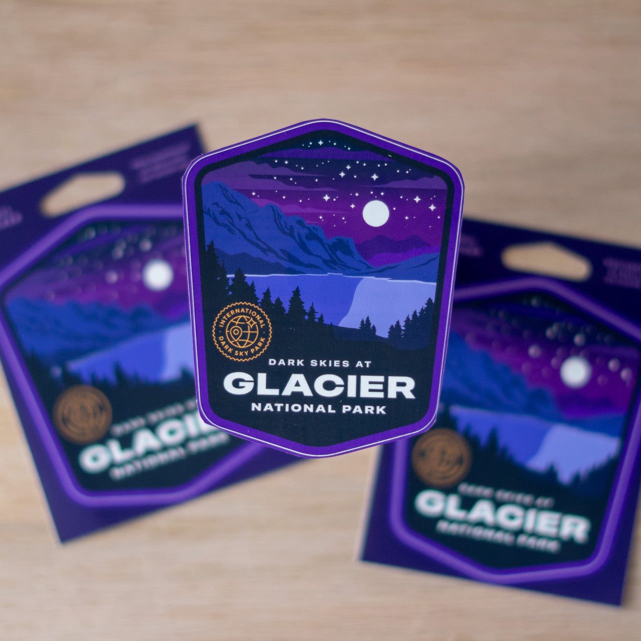 Dark Sky Badge Sticker