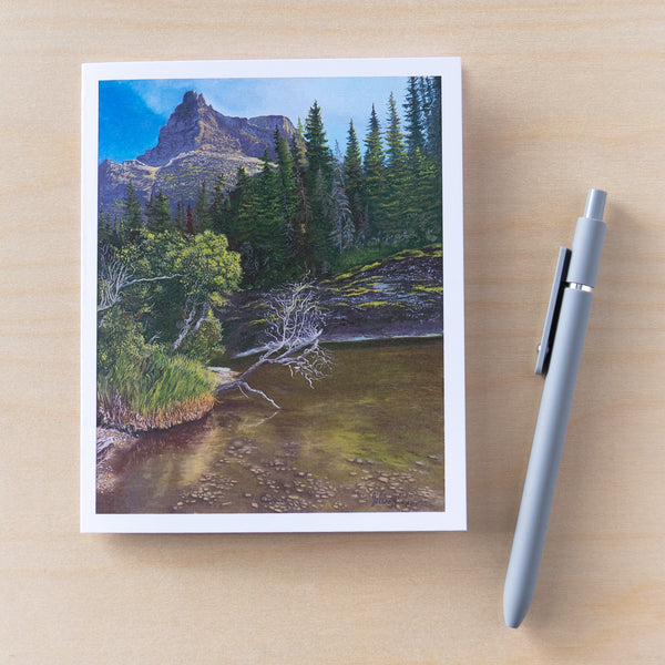 Glacier Oil Painting Notecard