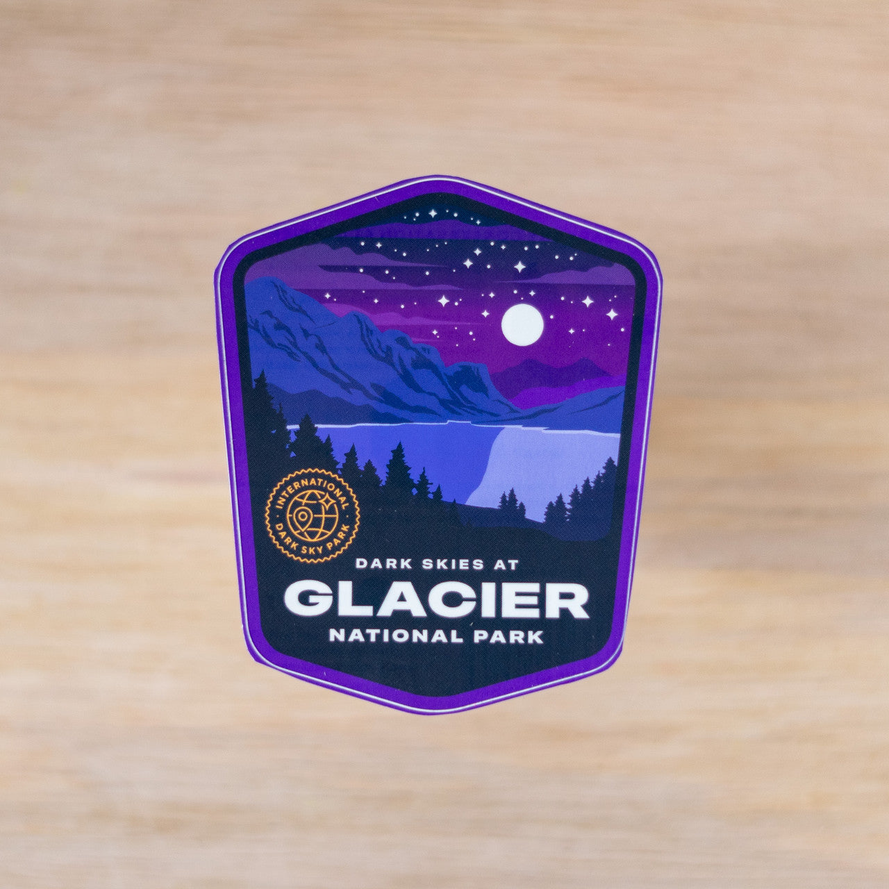 Dark Sky Badge Sticker