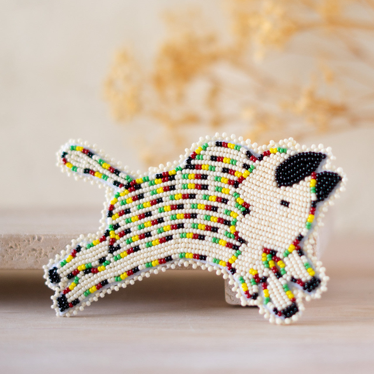 Beaded Bison Ornament
