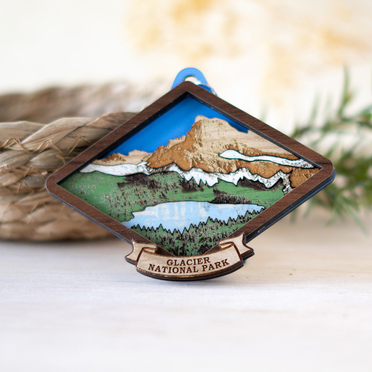 Hidden Lake Wood Ornament