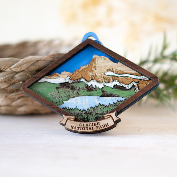 Hidden Lake Wood Ornament