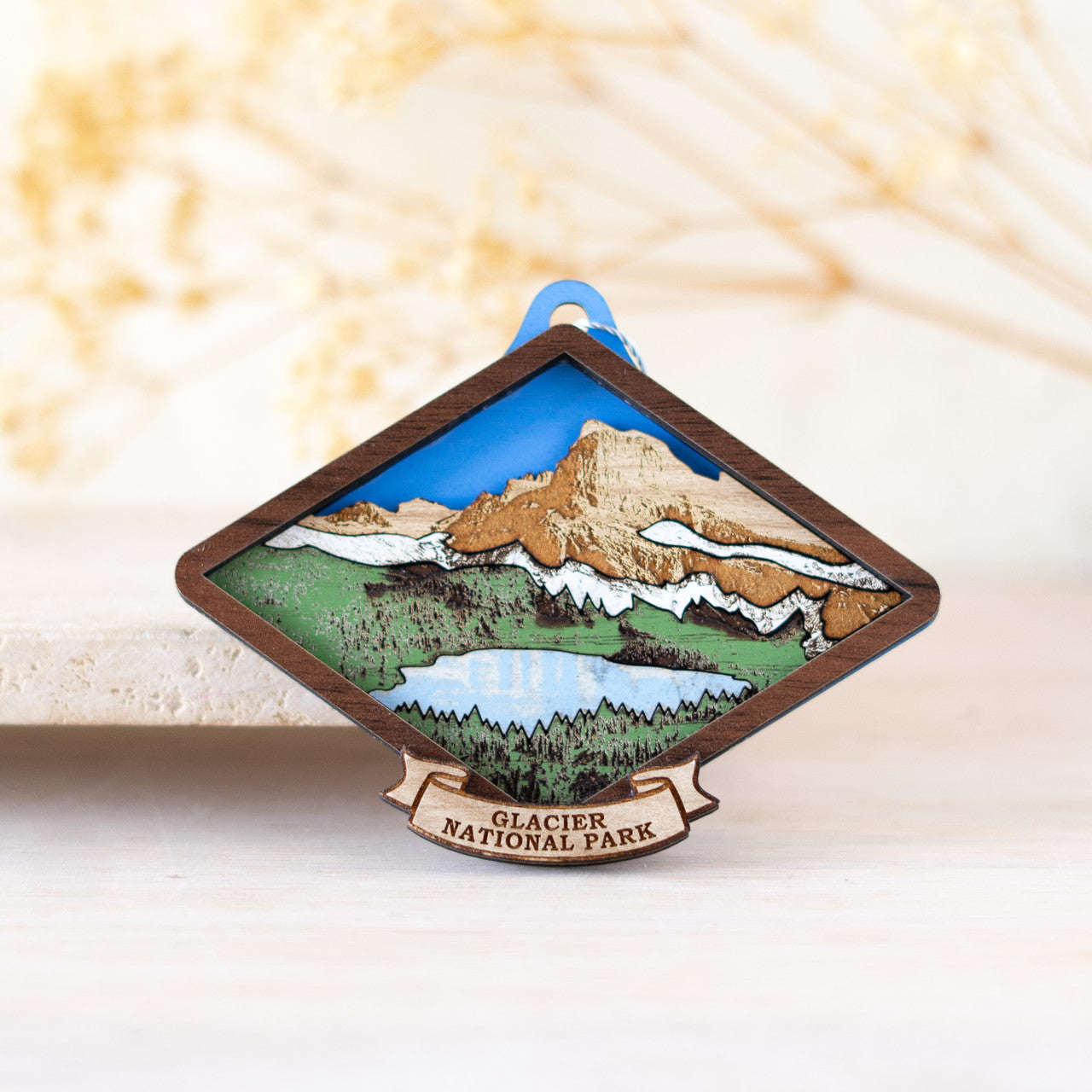 Hidden Lake Wood Ornament