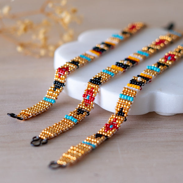 Gold Beaded Bracelet