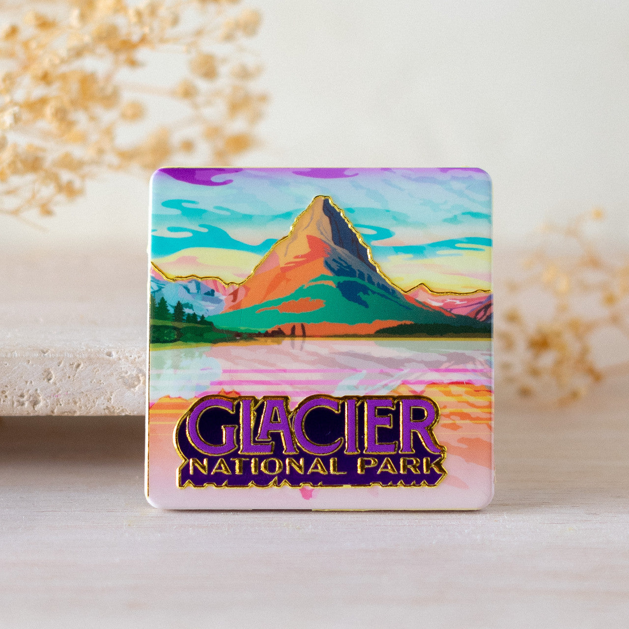 Grinnell Watercolor Magnet