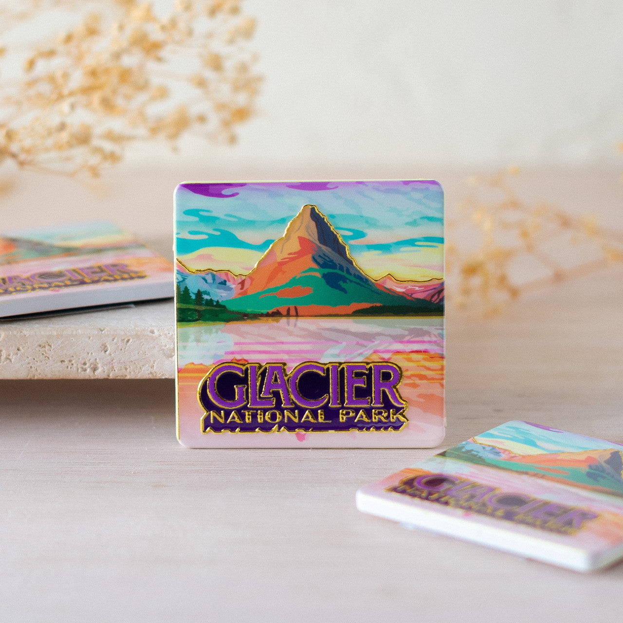 Grinnell Watercolor Magnet