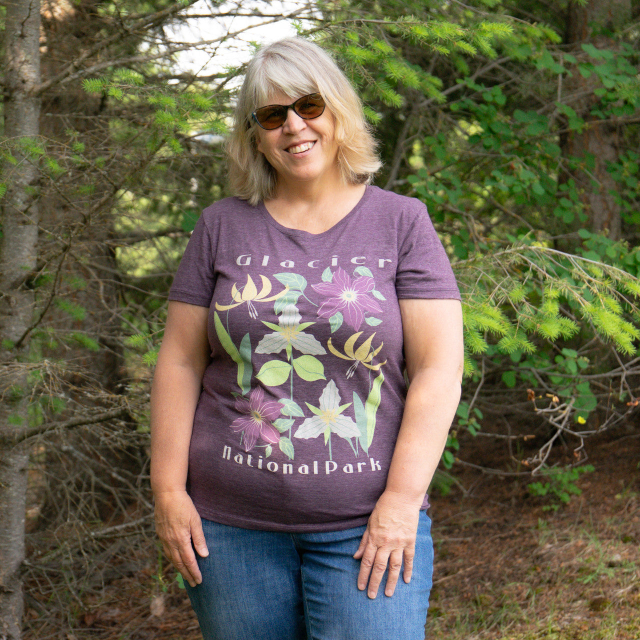 Glacier Wildflowers Tee (women's)