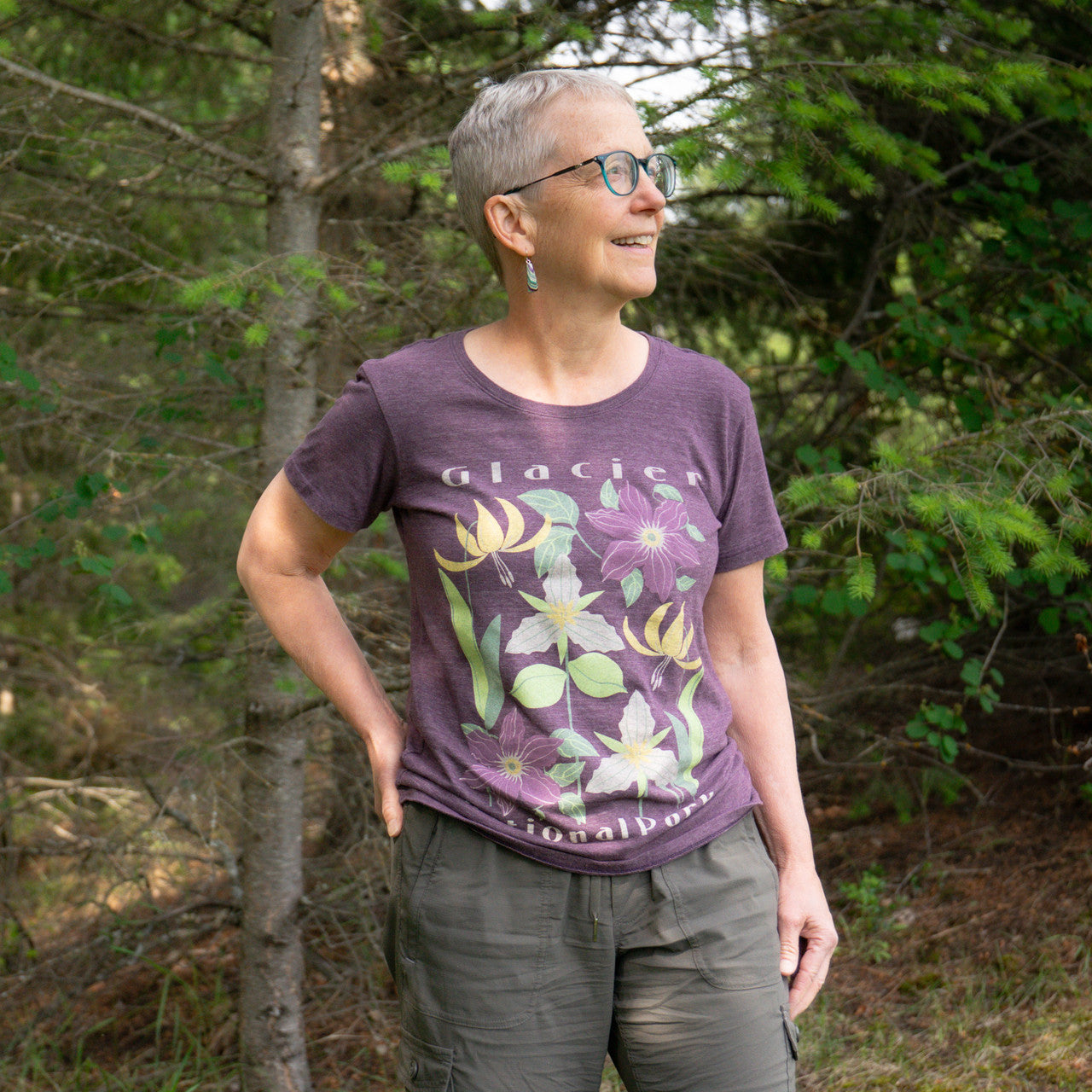Glacier Wildflowers Tee (women's)