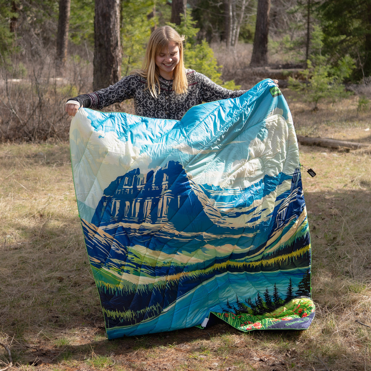 Rumpl Glacier View Blanket