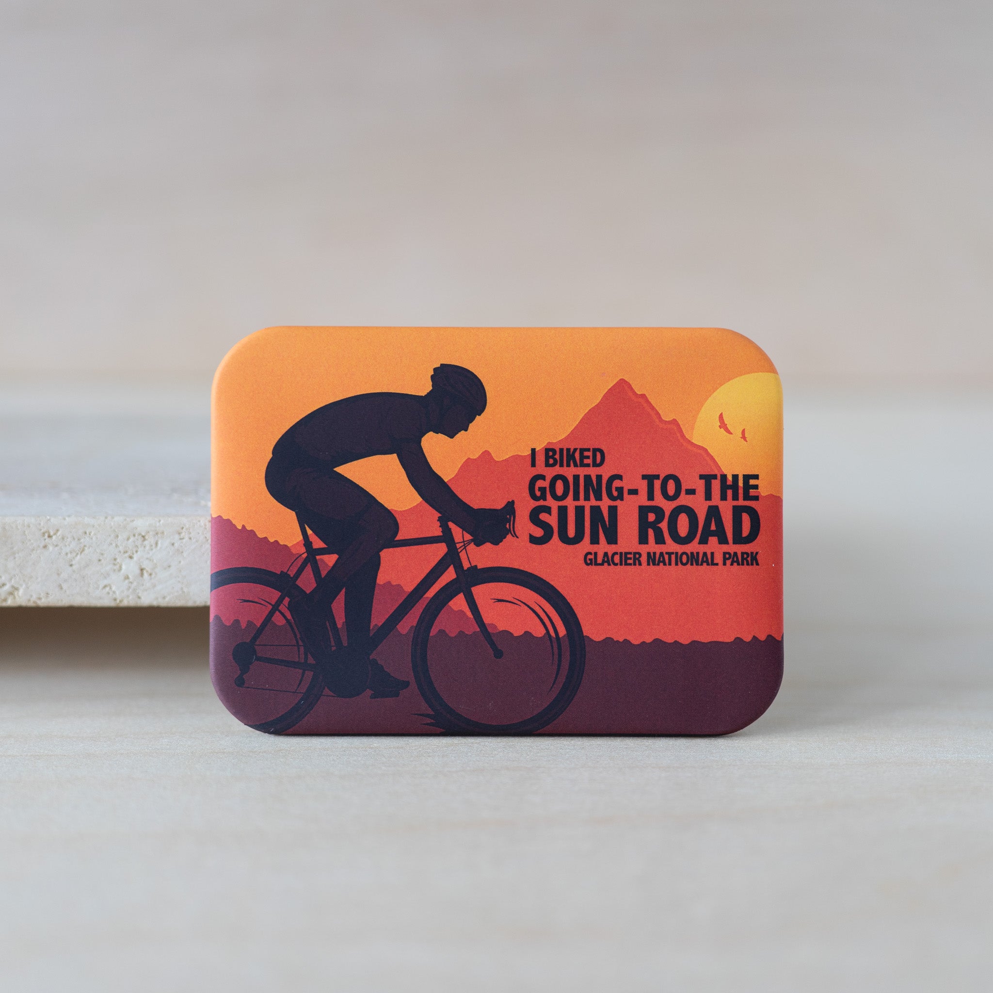 I Biked Going-to-the-Sun Road Magnet