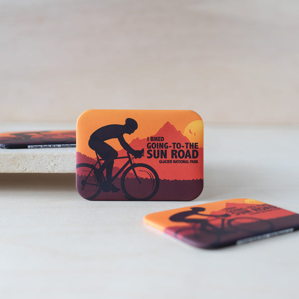 I Biked Going-to-the-Sun Road Magnet
