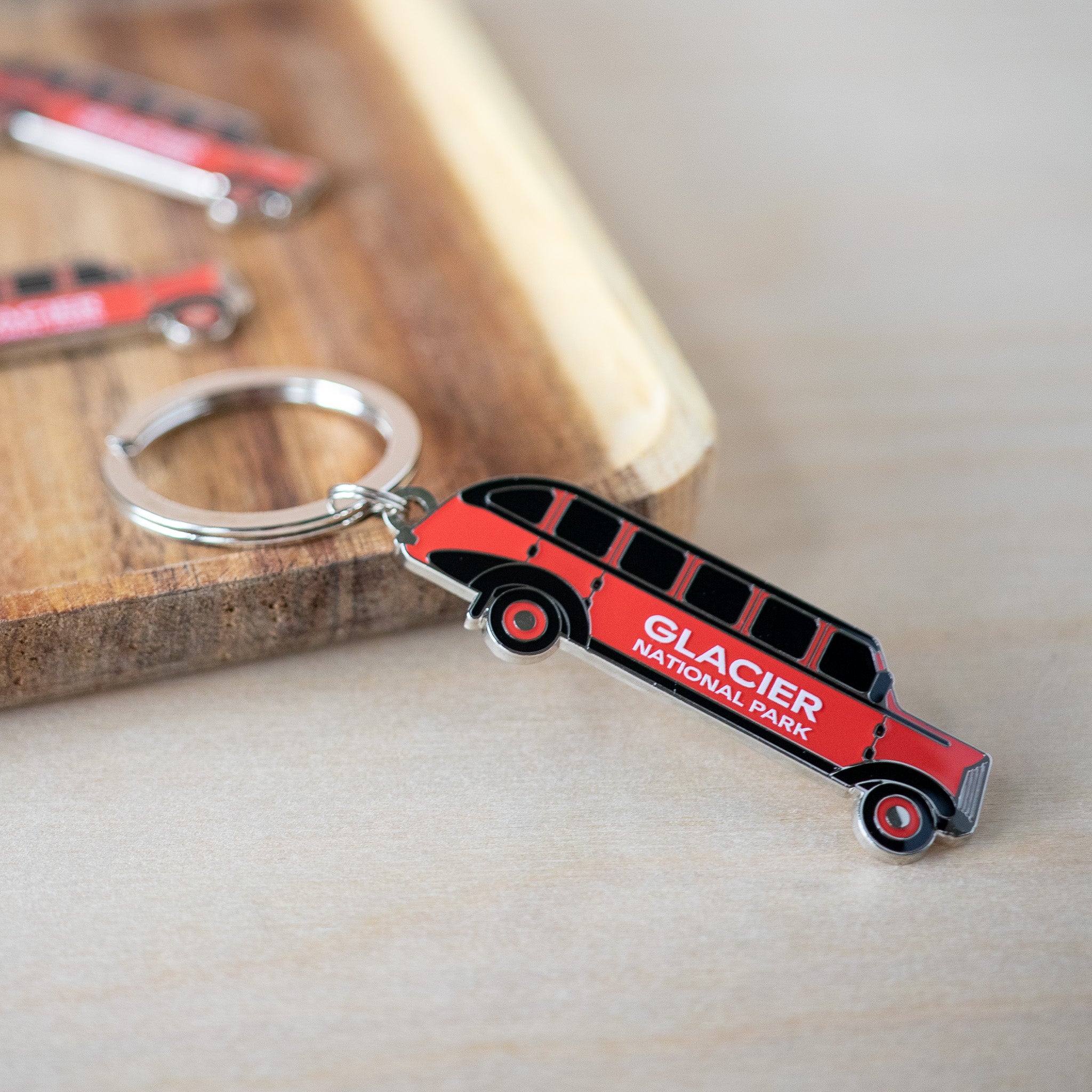 Red Bus Keychain