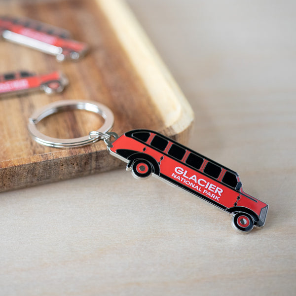 Red Bus Keychain