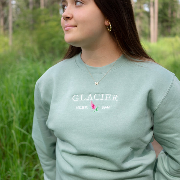 Fireweed Embroidery Crewneck Sweatshirt