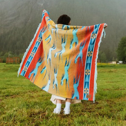 Pony Express Throw Blanket