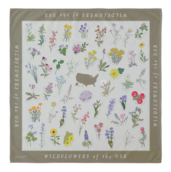 USA Wildflowers Bandana