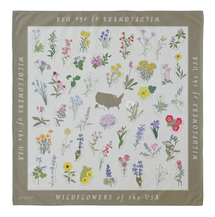 USA Wildflowers Bandana